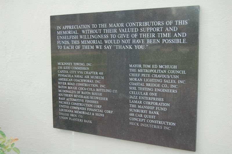 Louisiana Vietnam War Memorial Marker image. Click for full size.