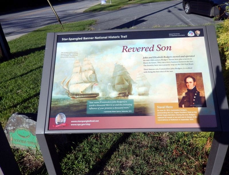 Revered Son Marker. Click for full size. Revered Son Marker image. Click for full size.