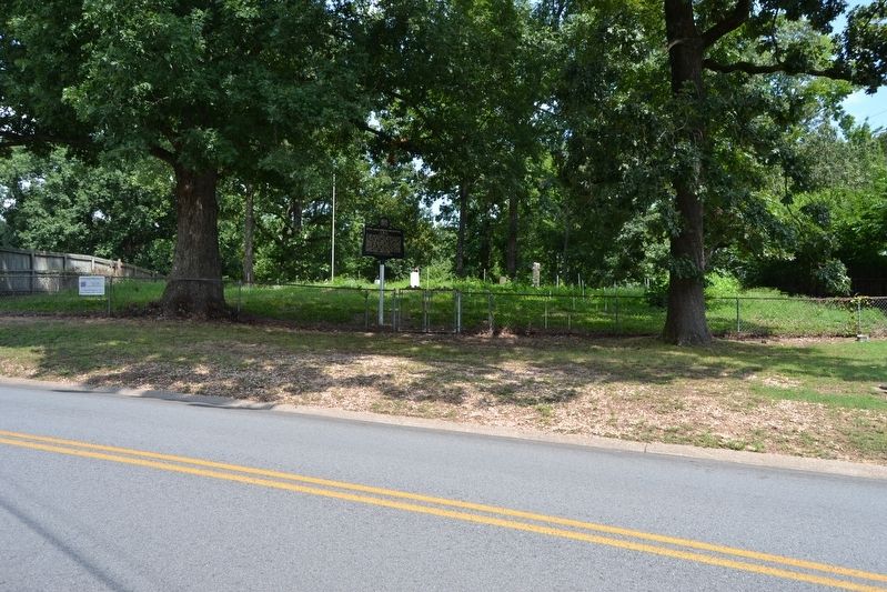 Marker in Front of Glidewell Cemetery image. Click for full size.