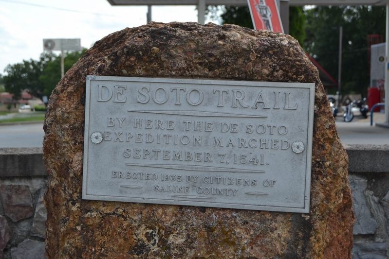 De Soto Trail Marker image. Click for full size.
