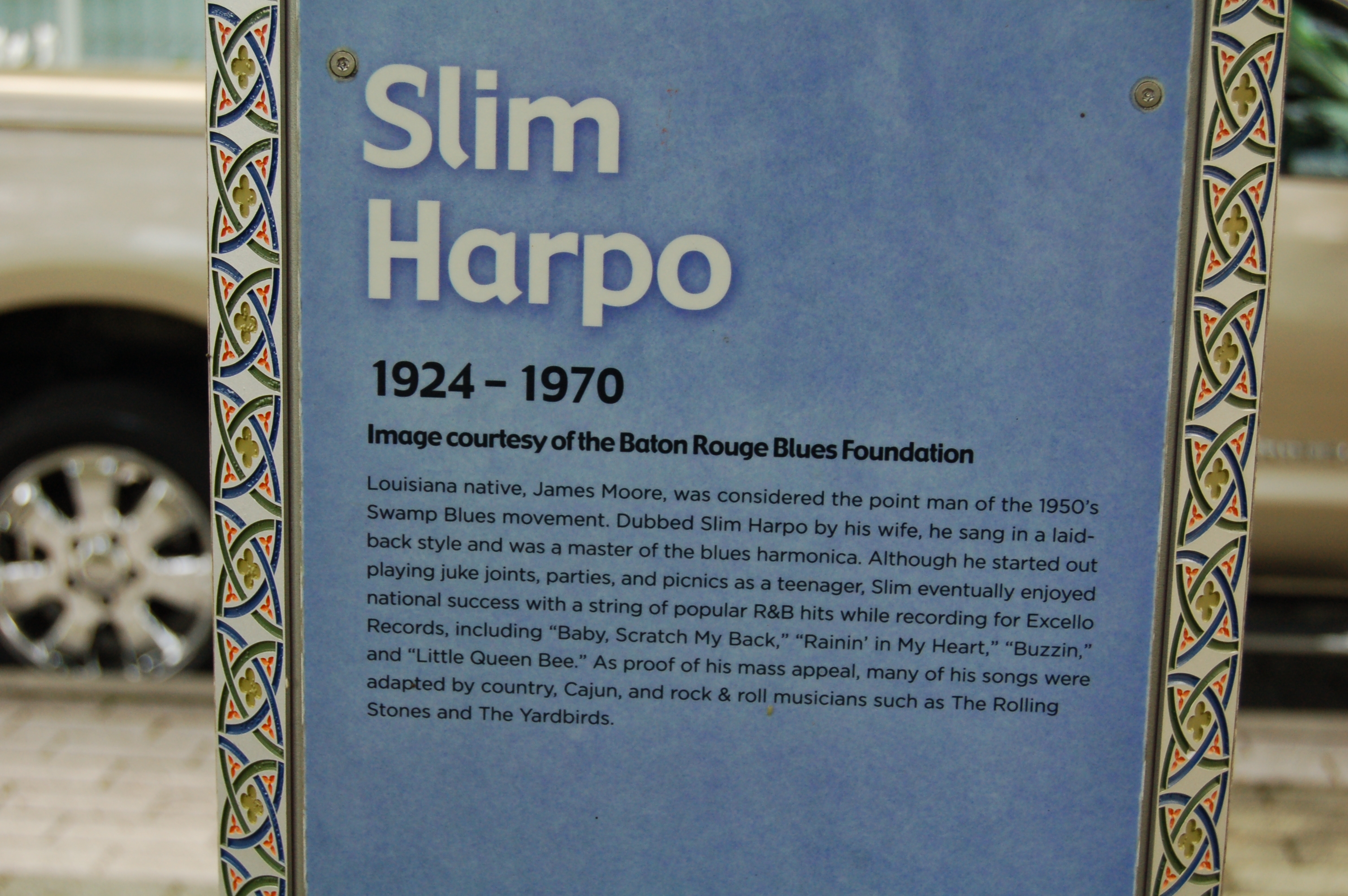 Slim Harpo Marker