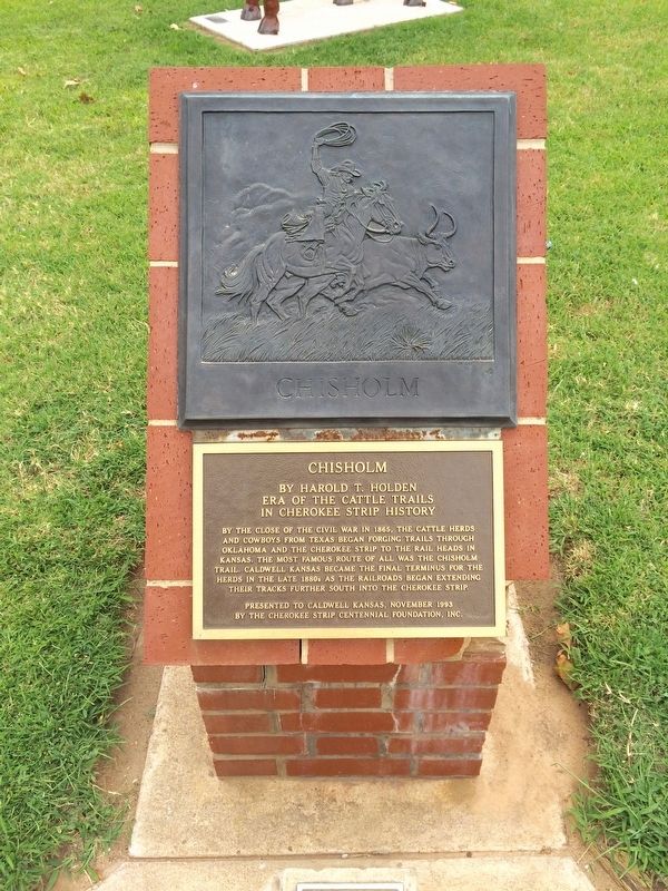 Chisholm Trail Monument image. Click for full size.