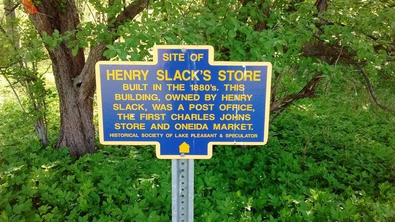 Site of Henry Slack's Store Marker image. Click for full size.