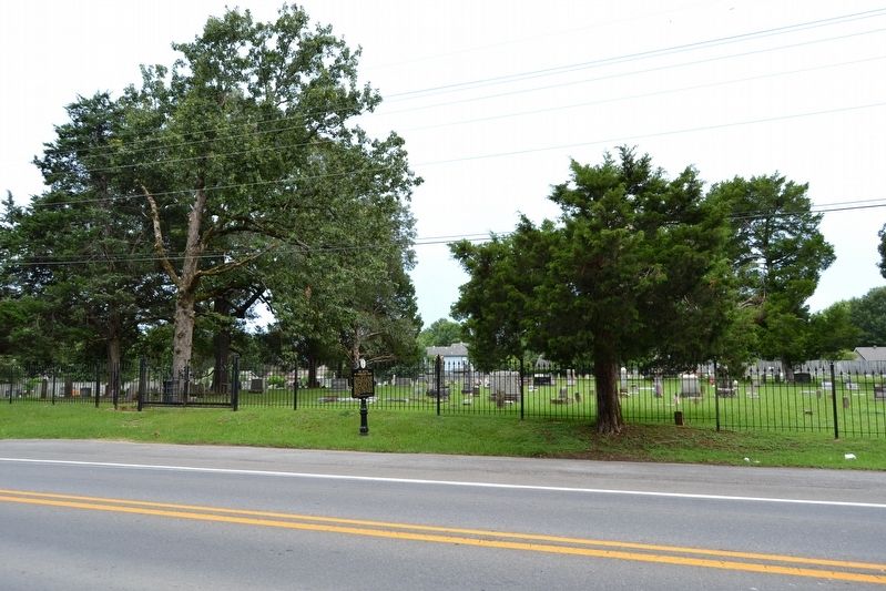 Marker in Front of Bryant Cemetery image. Click for full size.
