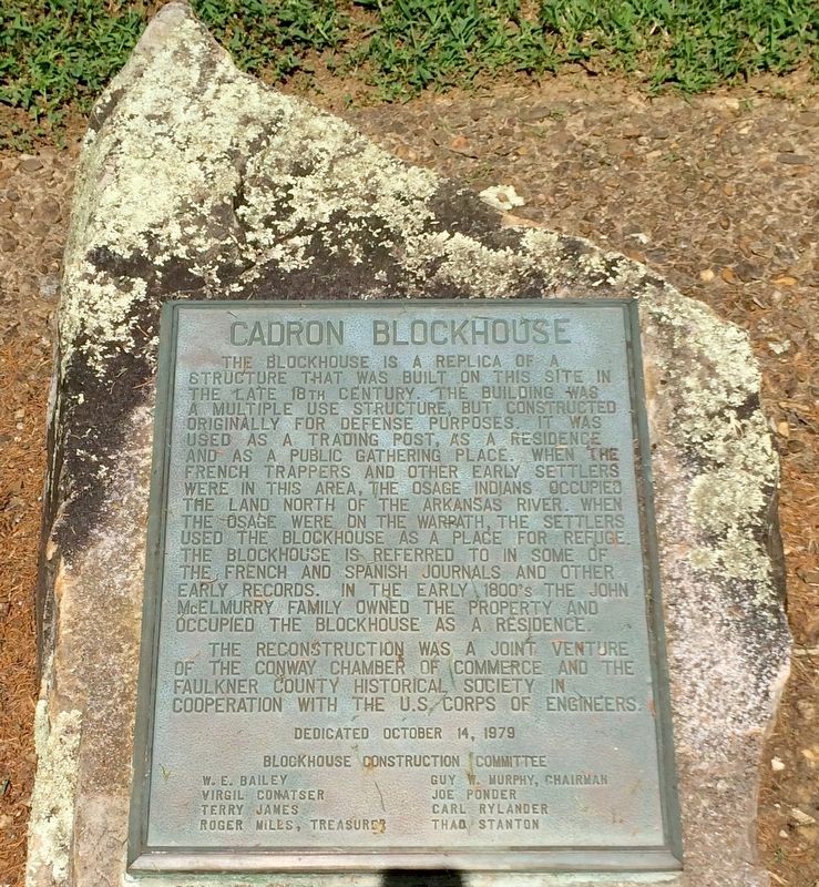 Cadron Blockhouse Plaque image. Click for full size.