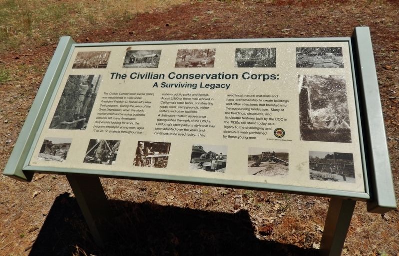 The Civilian Conservation Corps: A Surviving Legacy Marker image. Click for full size.