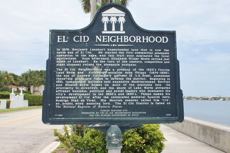 El Cid Neighborhood Marker image. Click for full size.