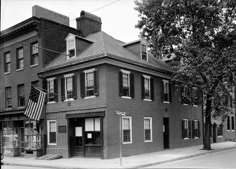 The Star Spangled Banner Flag House, 1936 image. Click for full size.