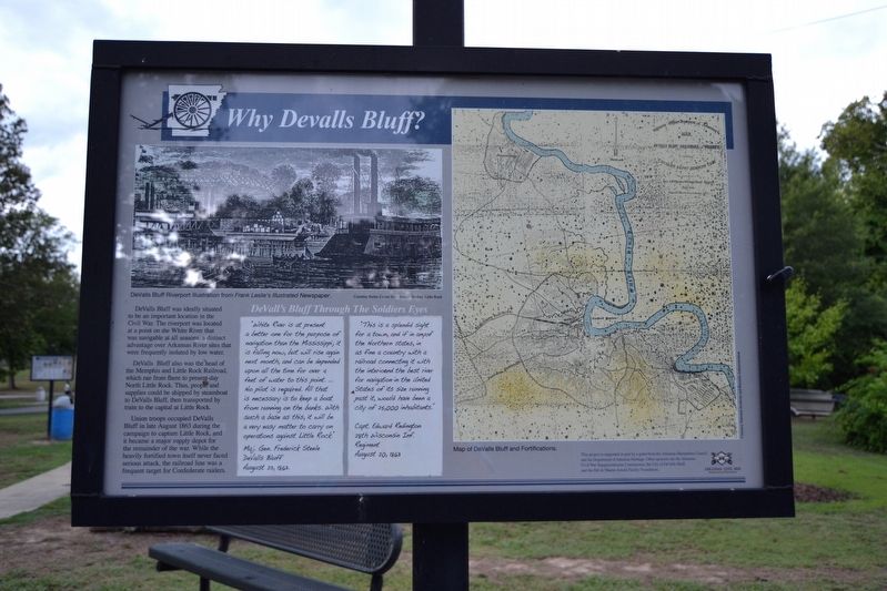 Why DeValls Bluff Marker image. Click for full size.