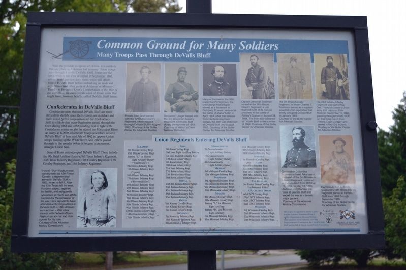 Common Ground for Many Soldiers Marker image. Click for full size.