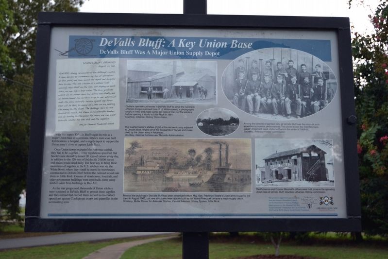 DeValls Bluff: A Key Union Base Marker image. Click for full size.