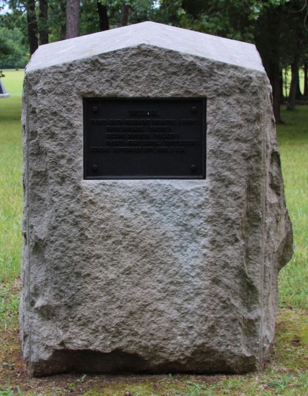 36th Indiana Infantry Marker. Click for full size. 36th Indiana Infantry Marker image. Click for full size.