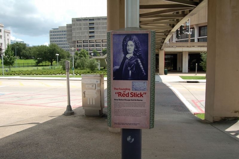 The Founding of Red Stick Historical Marker