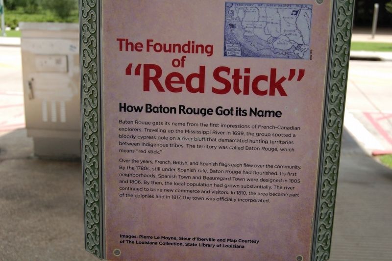 The Founding of "Red Stick" Marker image. Click for full size.