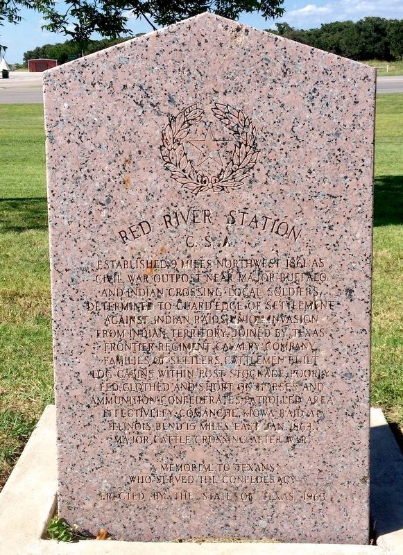 Red River Station Marker image. Click for full size.