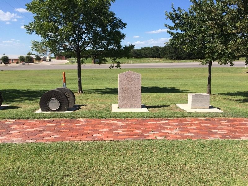 View of marker with Highway U.S. 82 in background. image. Click for full size.
