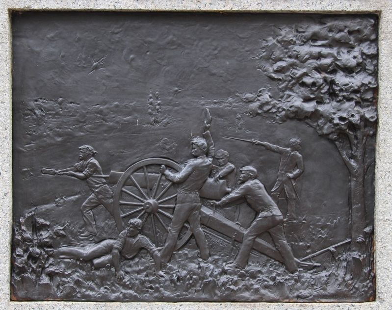 Battery F, 1st Ohio, Light Artillery Marker. Click for full size. Battery F, 1st Ohio, Light Artillery Marker image. Click for full size.