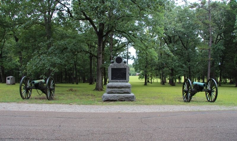 Battery F, 1st Ohio, Light Artillery Marker. Click for full size. Battery F, 1st Ohio, Light Artillery Marker image. Click for full size.