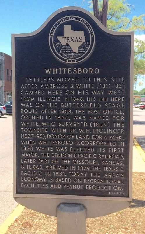 Whitesboro Marker image. Click for full size.