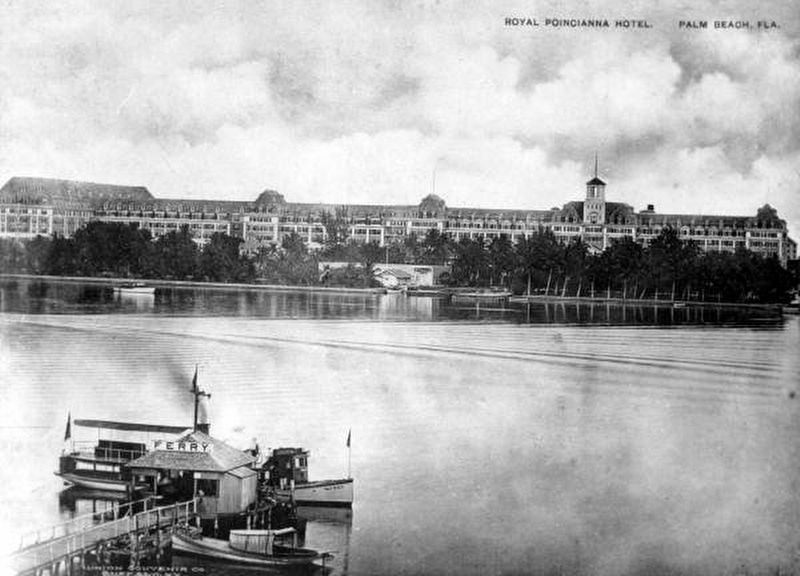 Royal Poinciana Hotel from across Lake Worth image. Click for full size.