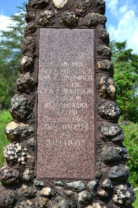 Unknown Confederate Soldier Monument Marker image. Click for full size.