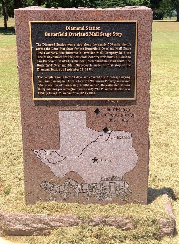 Diamond Station Marker. Click for full size. Diamond Station Marker image. Click for full size.