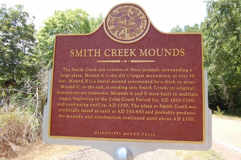 Smith Creek Mounds Marker image. Click for full size.