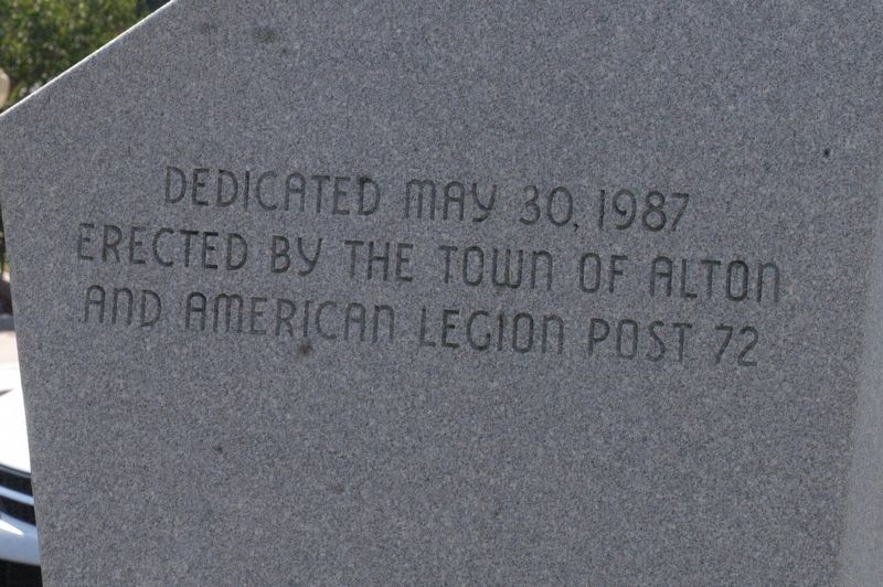 Alton New Hampshire Viet Nam Conflict Honor Roll Marker. Click for full size. Alton New Hampshire Viet Nam Conflict Honor Roll Marker image. Click for full size.