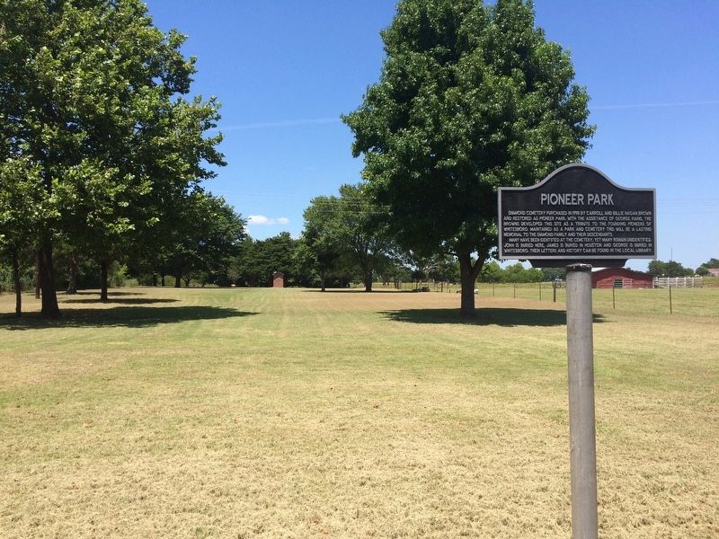 Pioneer Park Cemetery in far left background. image. Click for full size.