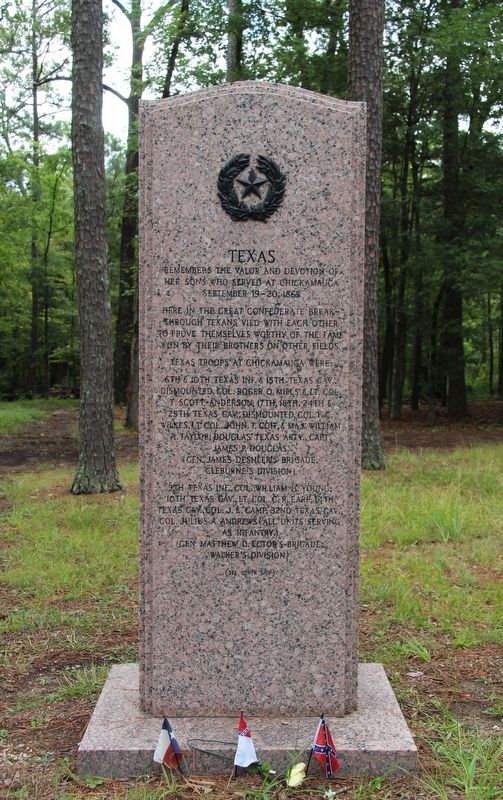 Texas State Monument Marker image. Click for full size.
