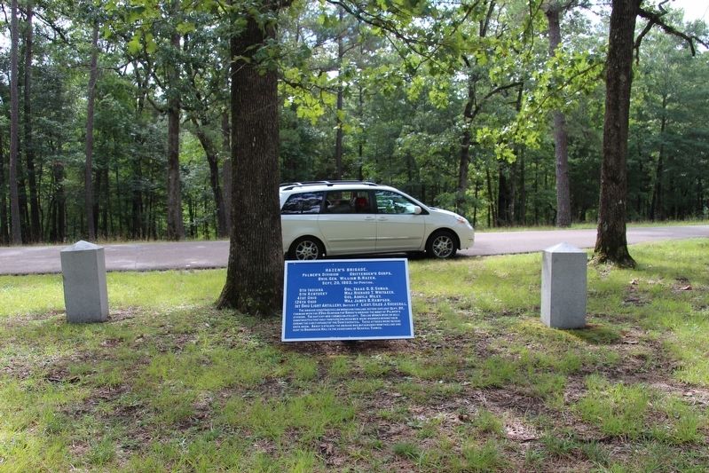 Hazen's Brigade Marker. Click for full size. Hazen's Brigade Marker image. Click for full size.