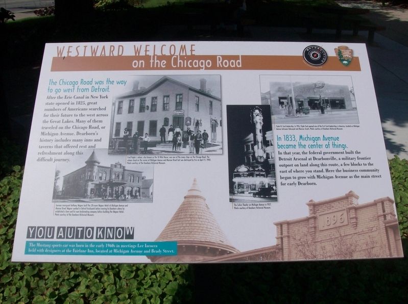Westward Welcome Marker. Click for full size. Westward Welcome Marker image. Click for full size.