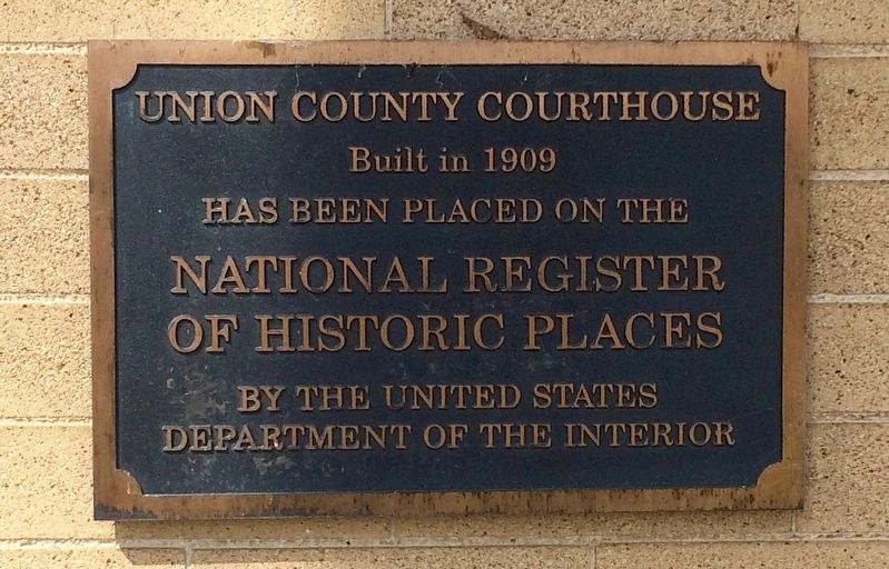 Courthouse placed on National Register of Historic Places. image. Click for full size.