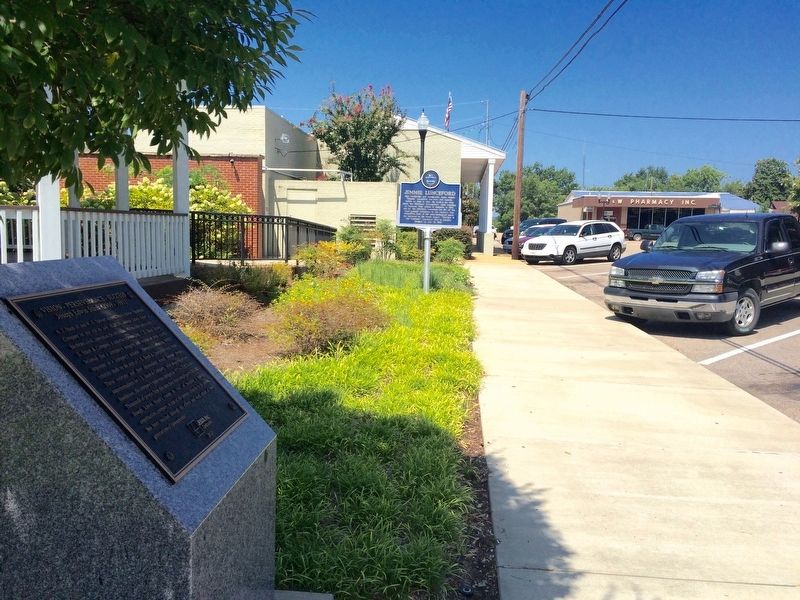 View of marker looking west on Wiygul Street. image. Click for full size.