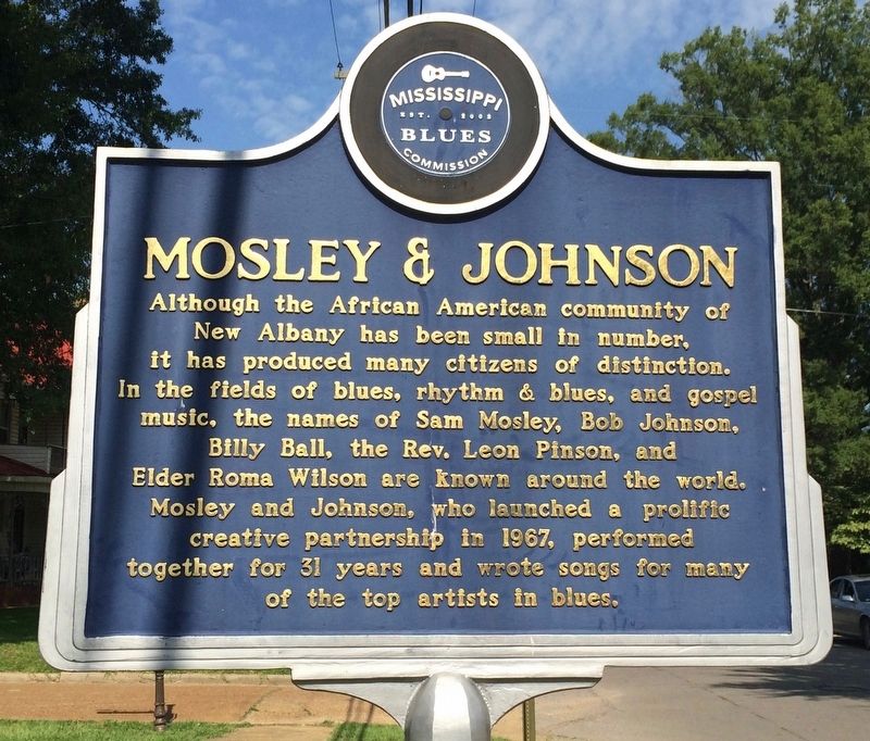 Mosley and Johnson Marker (Front) image. Click for full size.