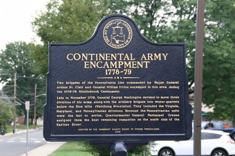 Continental Army Encampment 1778-79 Marker. Click for full size. Continental Army Encampment 1778-79 Marker image. Click for full size.