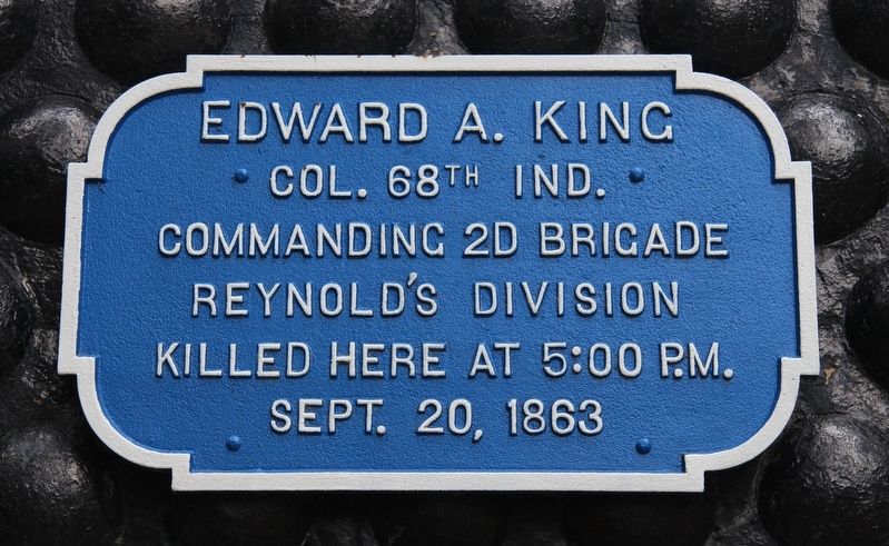 Edward A. King Memorial Shell Monument image. Click for full size.