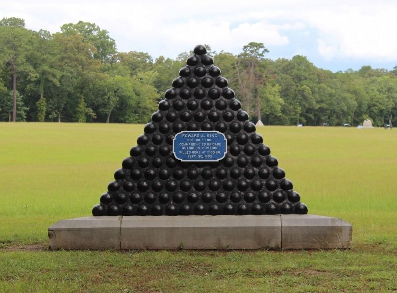 Edward A. King Memorial Shell Monument image. Click for full size.