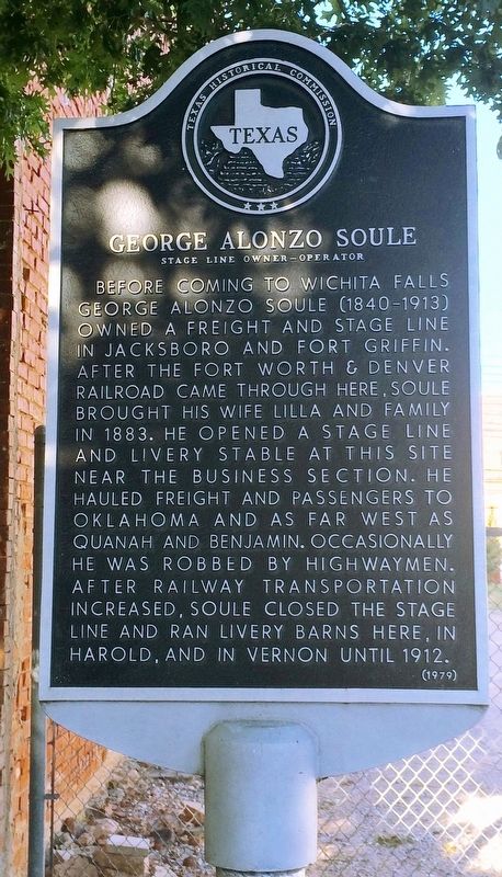 George Alonzo Soule Marker image. Click for full size.