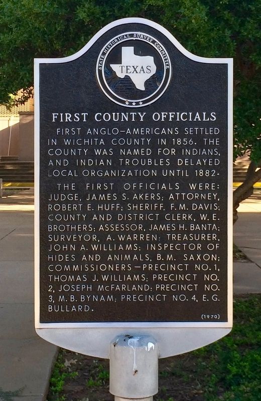 First County Officials Marker. Click for full size. First County Officials Marker image. Click for full size.