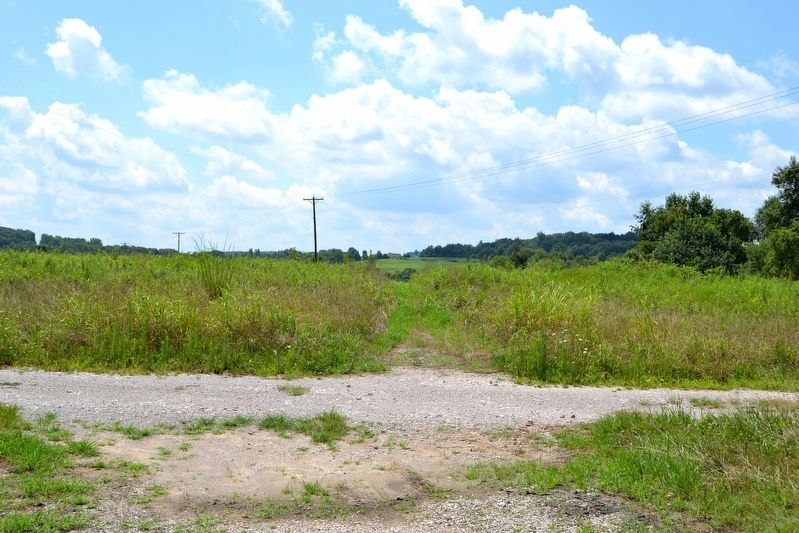Trail Leading to Battle of Rowletts Station Marker image. Click for full size.
