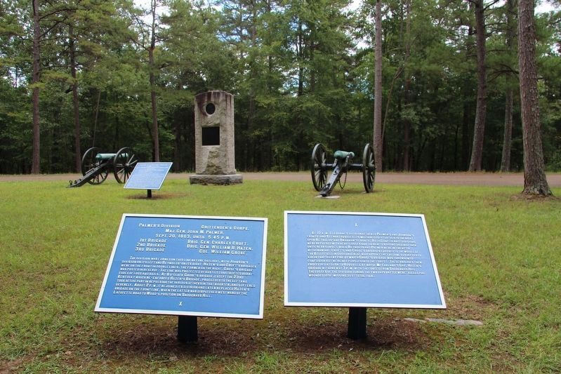 Palmer's Division Marker. Click for full size. Palmer's Division Marker image. Click for full size.