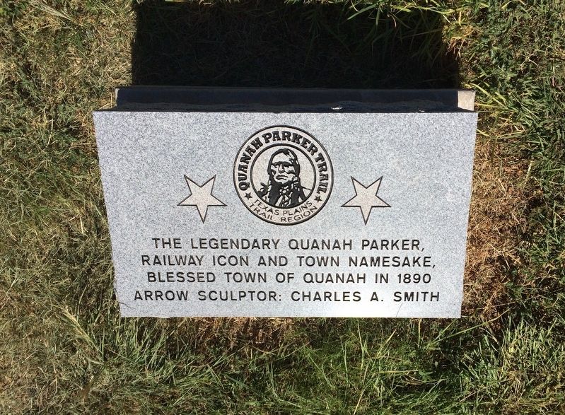 Quanah Parker Trail Marker. Click for full size. Quanah Parker Trail Marker image. Click for full size.