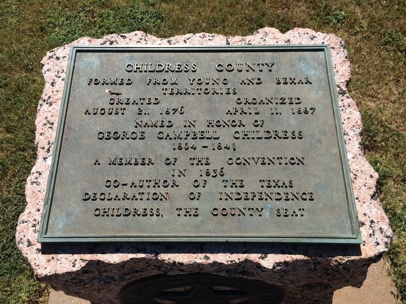 Childress County Marker image. Click for full size.