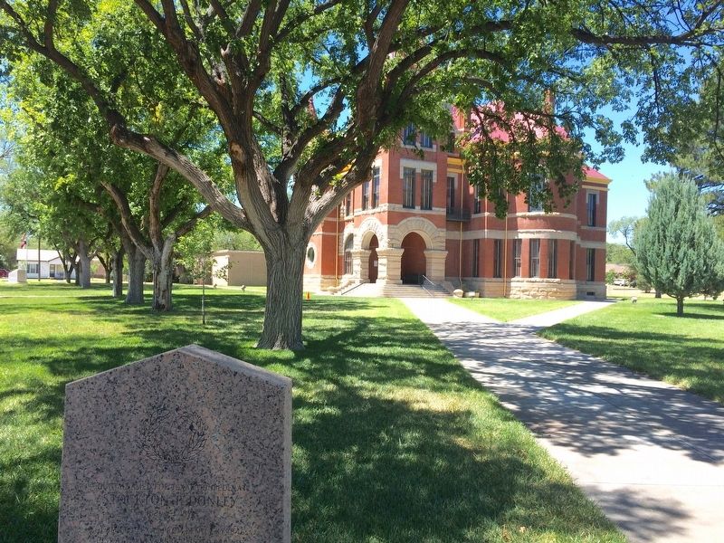 Stockton P. Donley Marker near the namesake Donley County Courthouse.. Click for full size. Stockton P. Donley Marker near the namesake Donley County Courthouse. image. Click for full size.