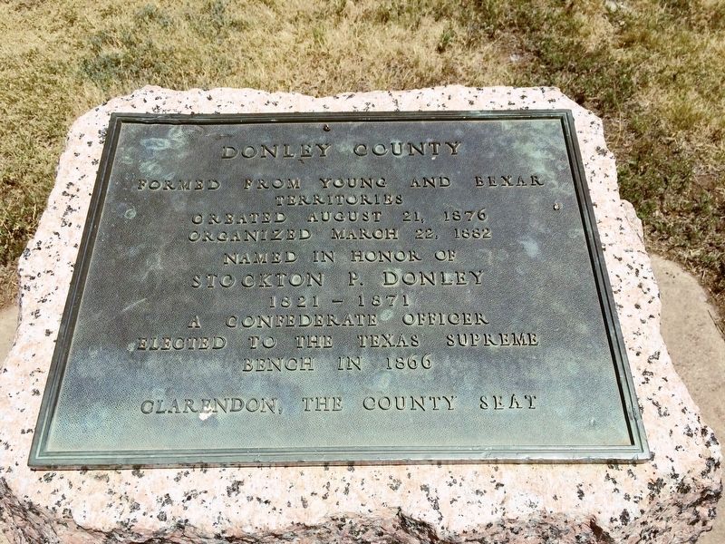 Donley County Marker. Click for full size. Donley County Marker image. Click for full size.