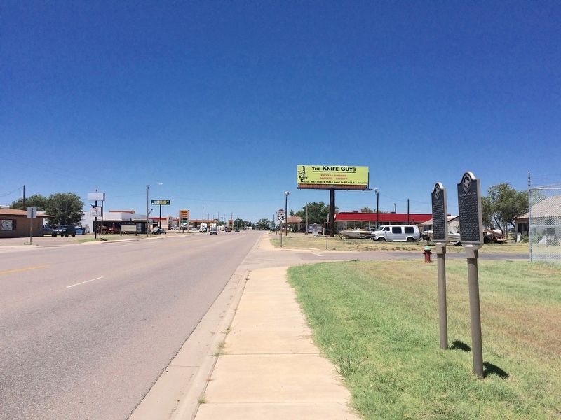The view west on U.S. Highway 287. image. Click for full size.