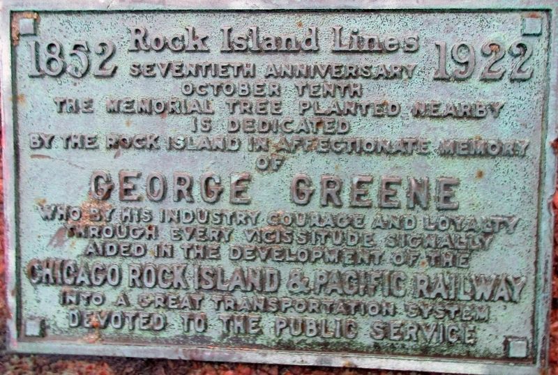 George Greene Marker image. Click for full size.