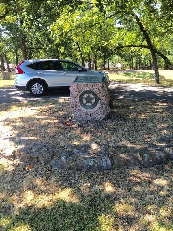 Marker located in small roadside park. image. Click for full size.