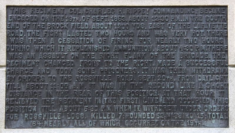 90th Ohio Infantry Marker. Click for full size. 90th Ohio Infantry Marker image. Click for full size.